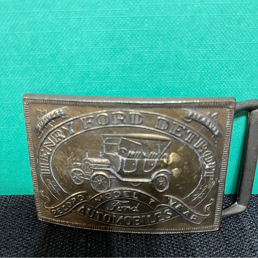 Henry Ford Detroit Belt Buckle